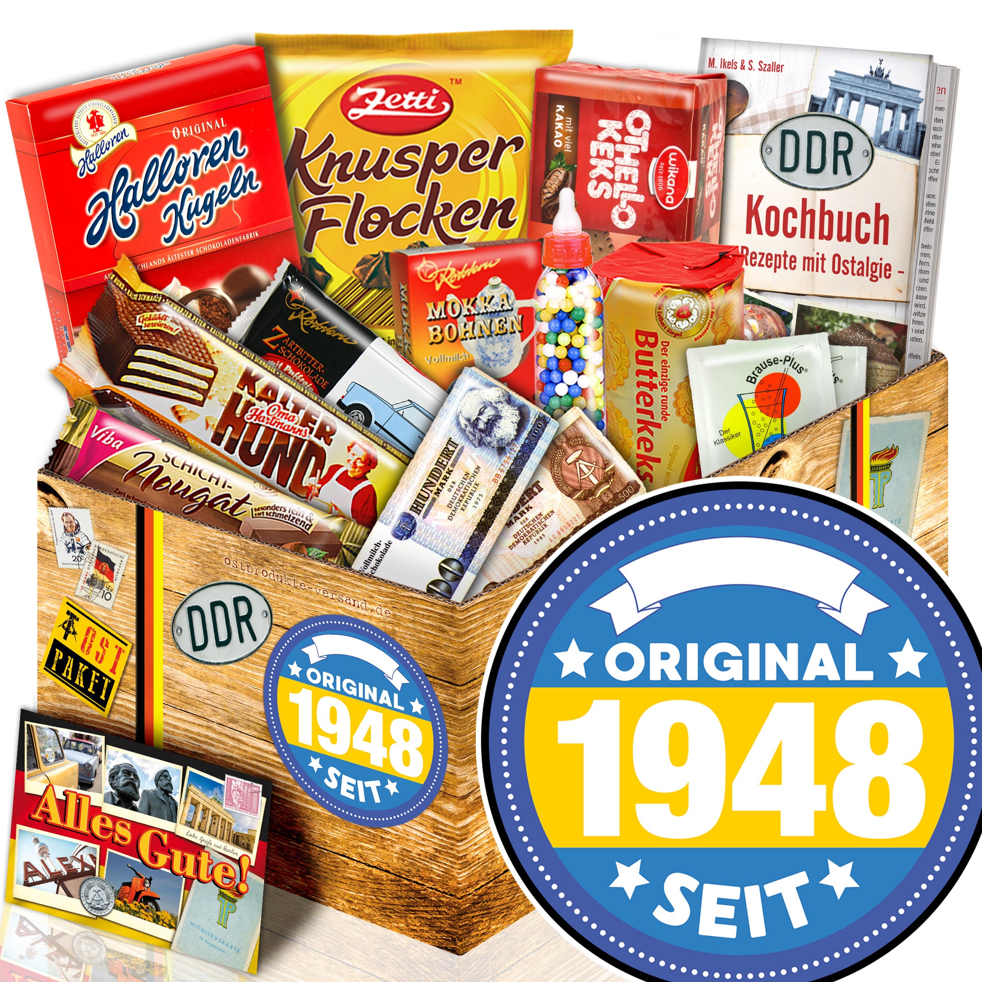 Original seit 1948 - Süßigkeiten Set DDR L