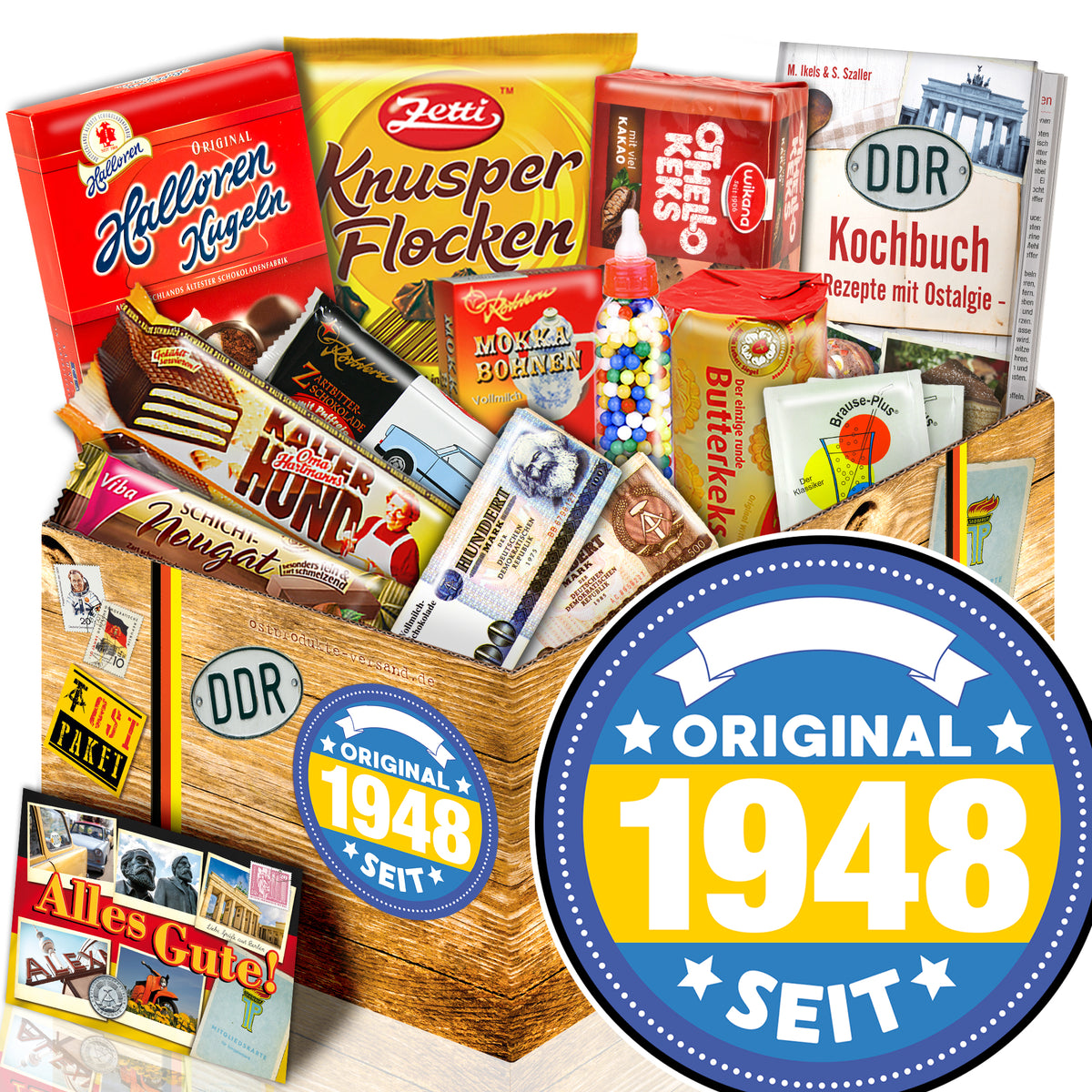Original seit 1948 - Süßigkeiten Set DDR L