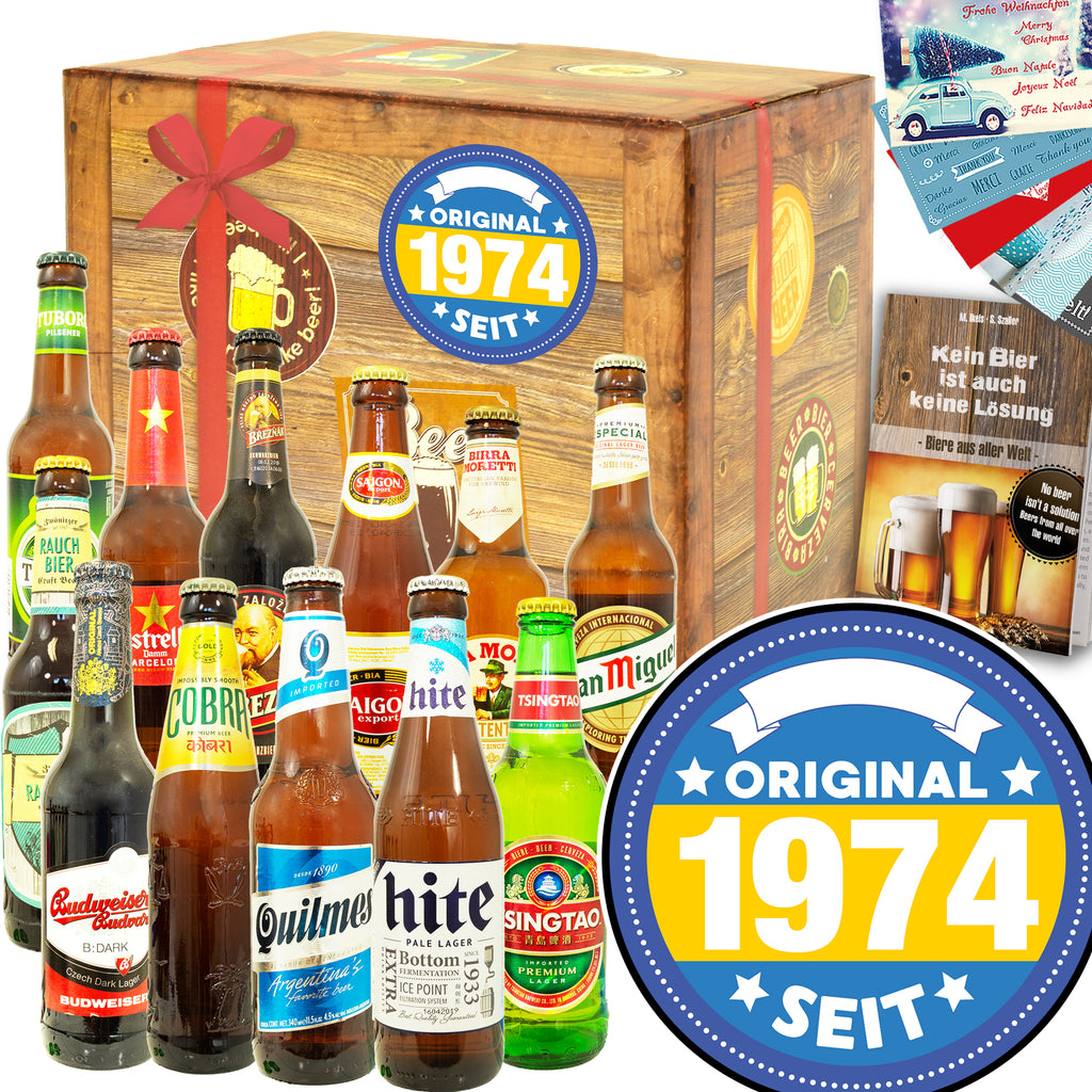 Original seit 1974 | 12x Bier International | Präsent