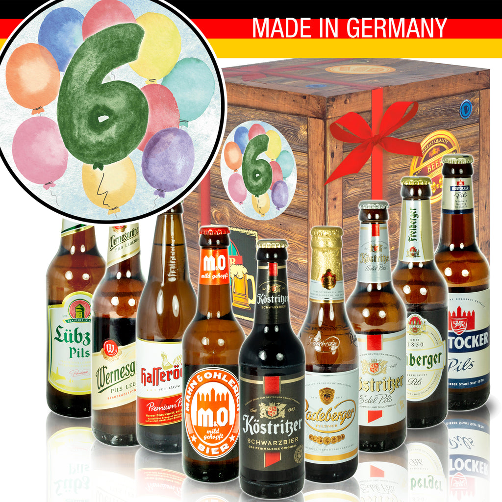 Jubiläum 6 | 9 Spezialitäten Ostdeutsche Biere | Probierpaket