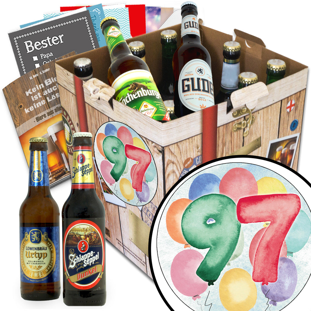 Geburtstag 97 | 9 Biersorten Biere aus Deutschland | Geschenkset