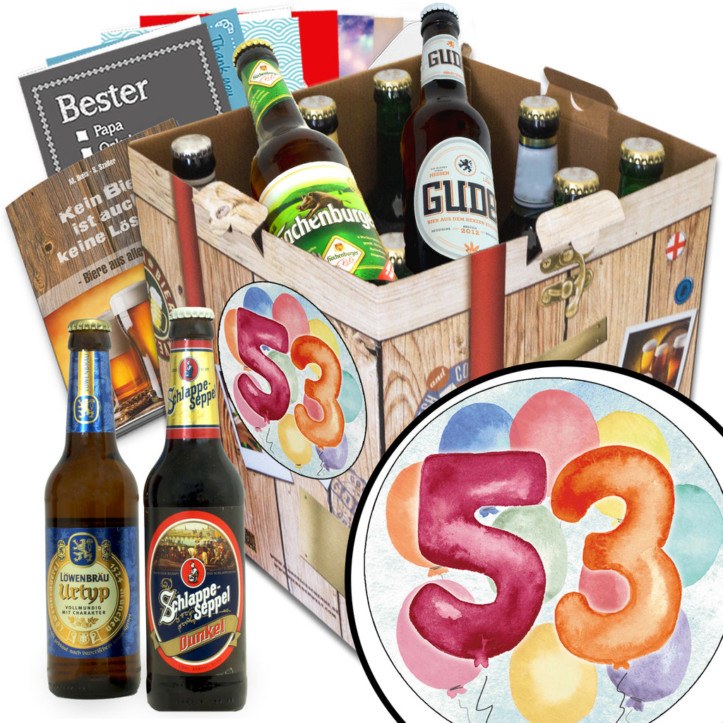 Geburtstag 53 | 9x Bier Deutschlandreise | Probierpaket