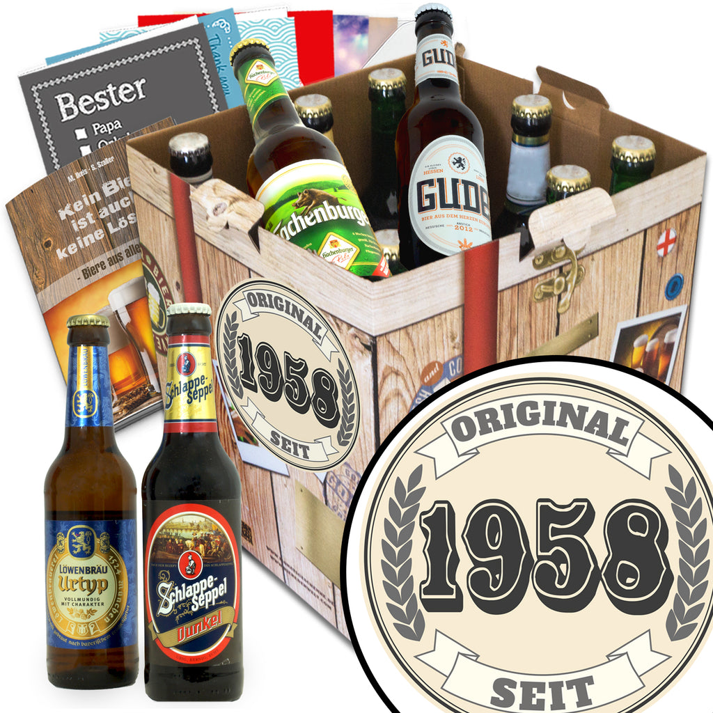 Original seit 1958 | 9x Bier Deutschlandreise | Box