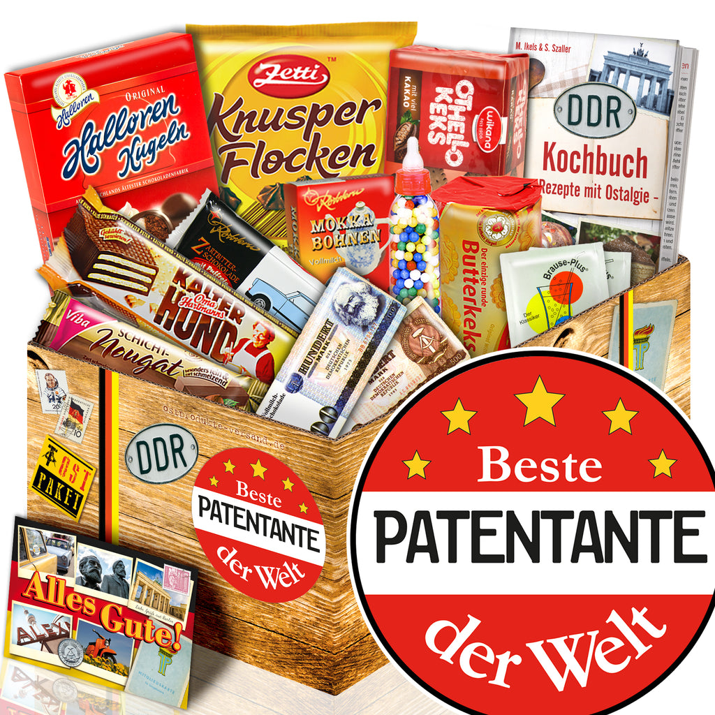 Beste Patentante - Süßigkeiten Set DDR L