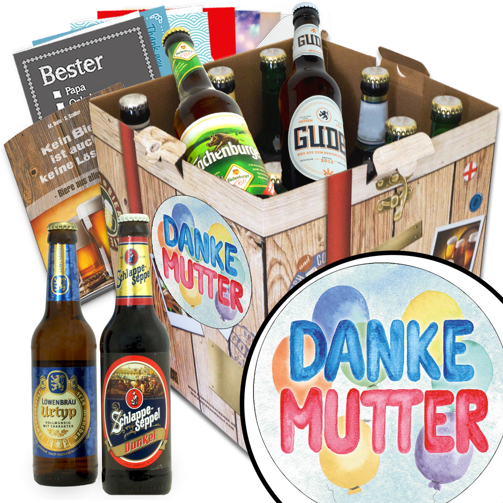 Danke Mutter | 9 Biersorten Bier Deutschlandreise | Biergeschenk