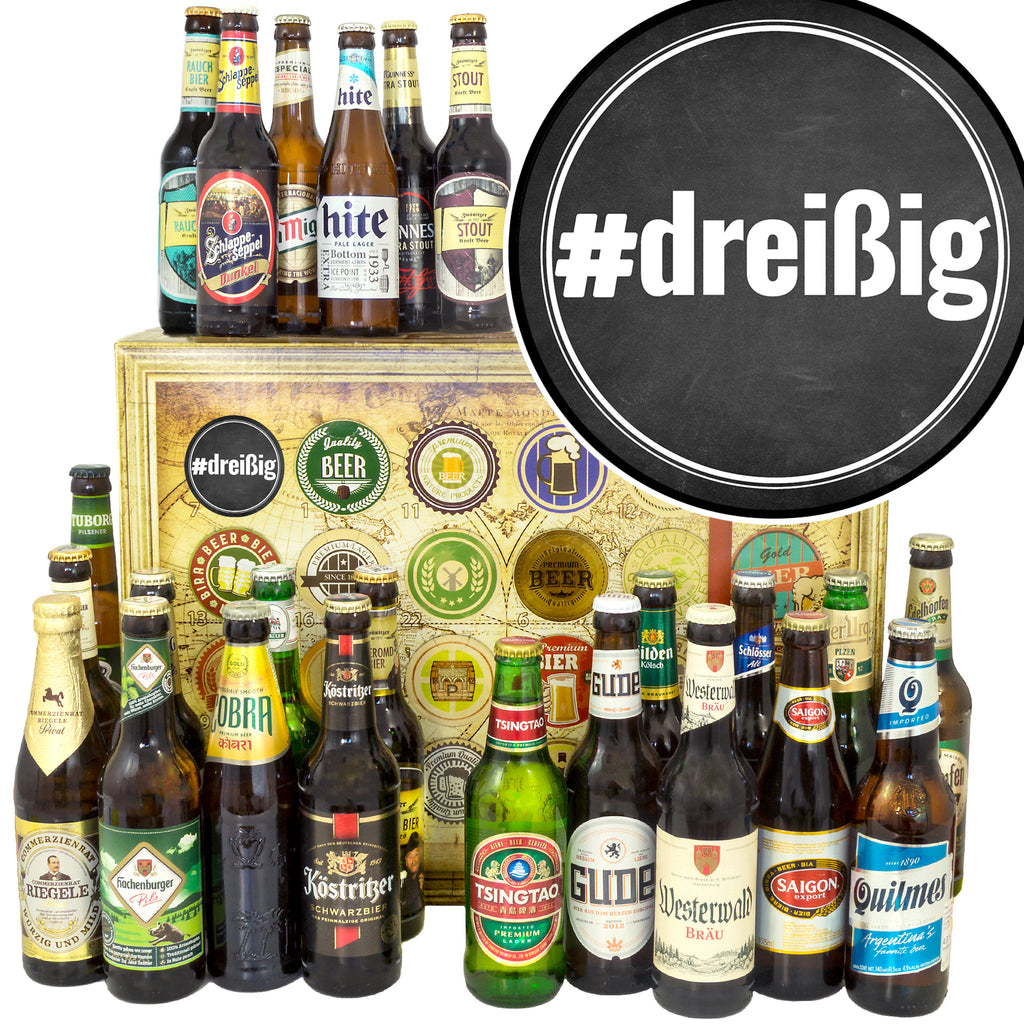 #dreißig | 24x Bier aus Welt und Deutschland | Biertasting