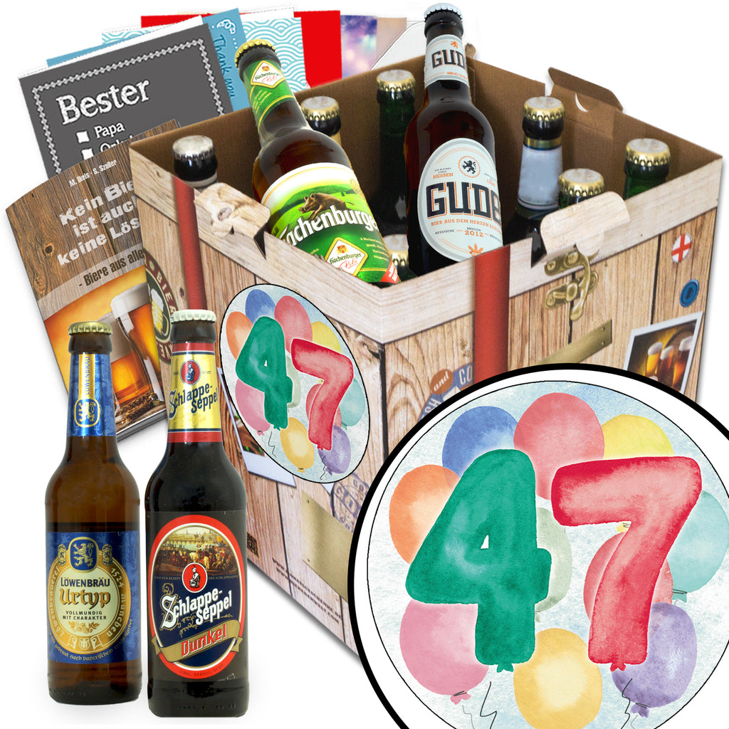 Geburtstag 47 | 9x Biere aus Deutschland | Bierverkostung