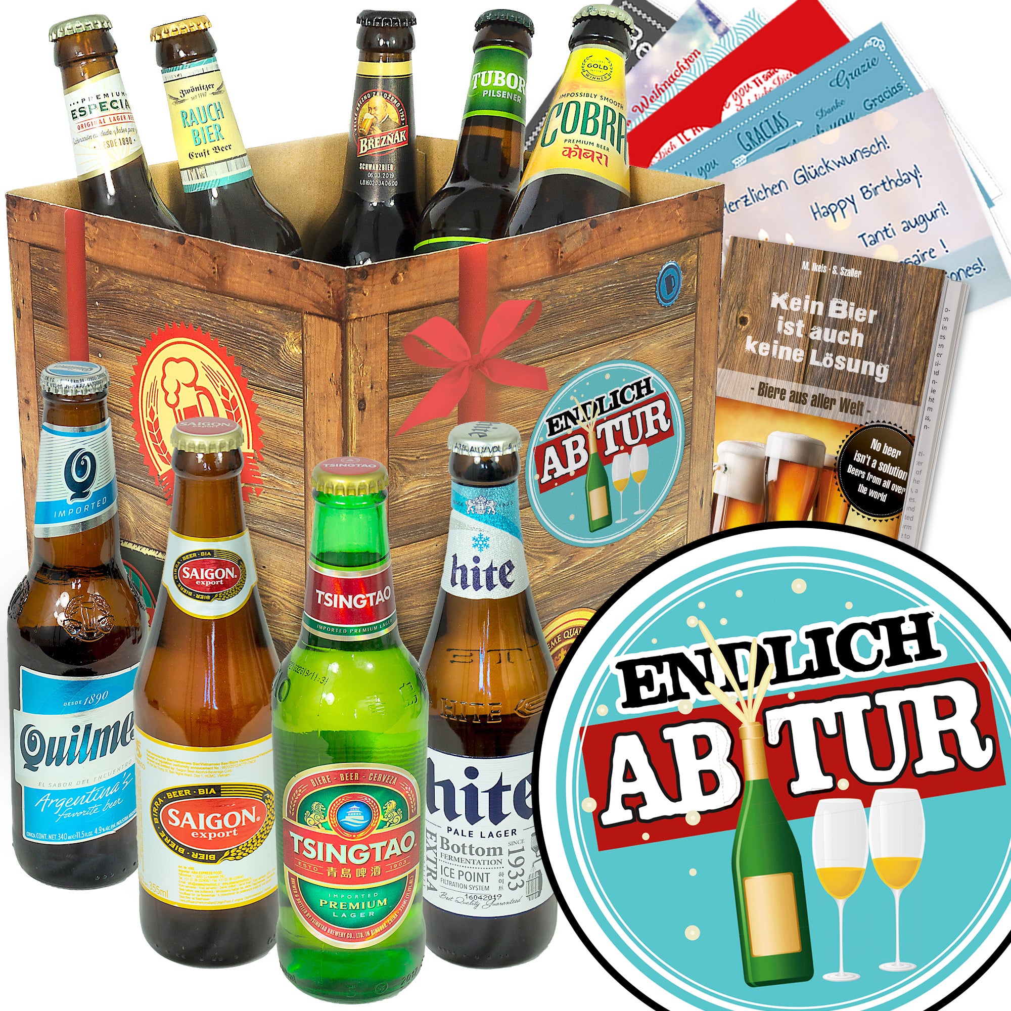Bier Set | 9x Biere der Welt Geschenkbox