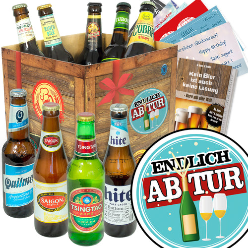 Bier Set | 9x Biere der Welt Geschenkbox