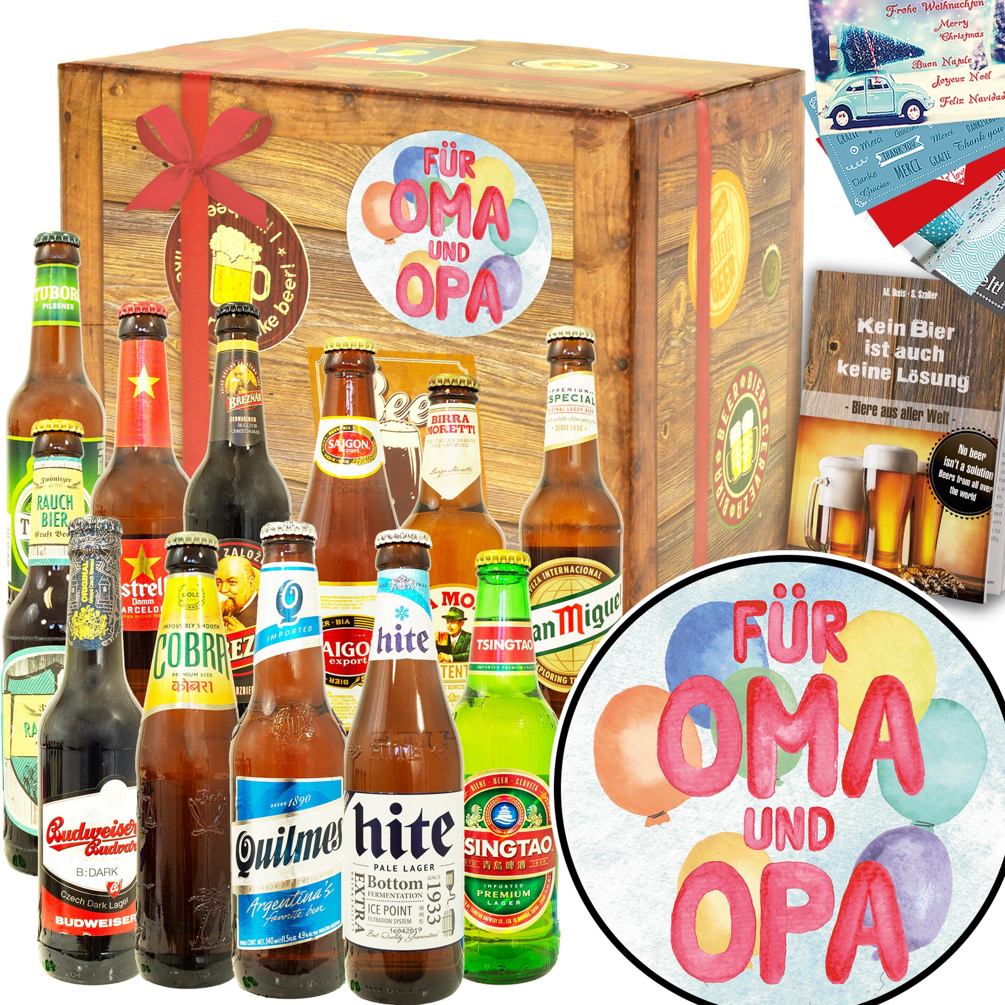 Für Oma&Opa | 12 Flaschen Bier Weltreise | Biertasting