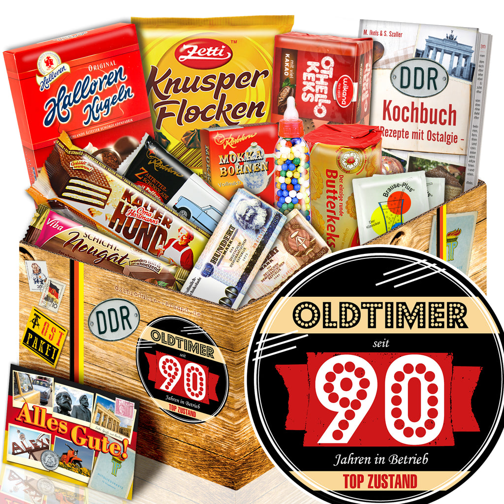 Oldtimer - seit 90 Jahren in Betrieb  - Süßigkeiten Set DDR L