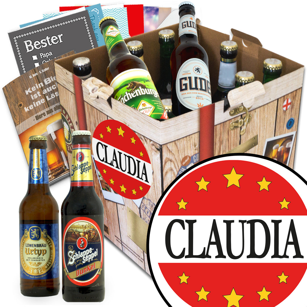 Claudia | 9x Deutsche Biere | Geschenkkorb