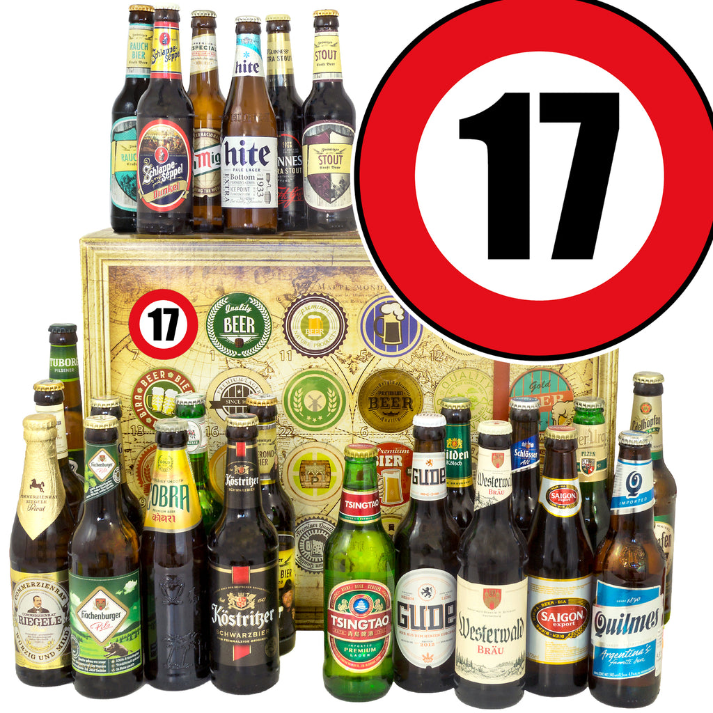 Zahl 17 | 24x Bier Bier Deutschland und Welt | Bierverkostung