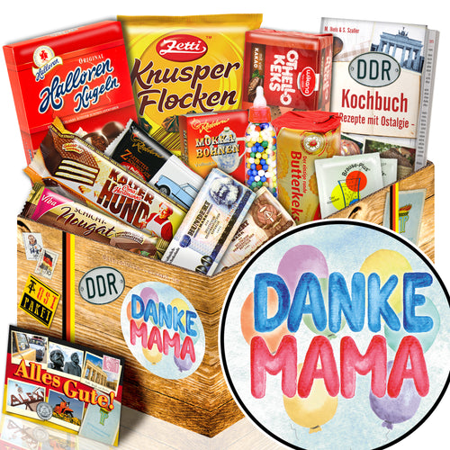 Danke Mama - Süßigkeiten Set DDR L - monatsgeschenke.de