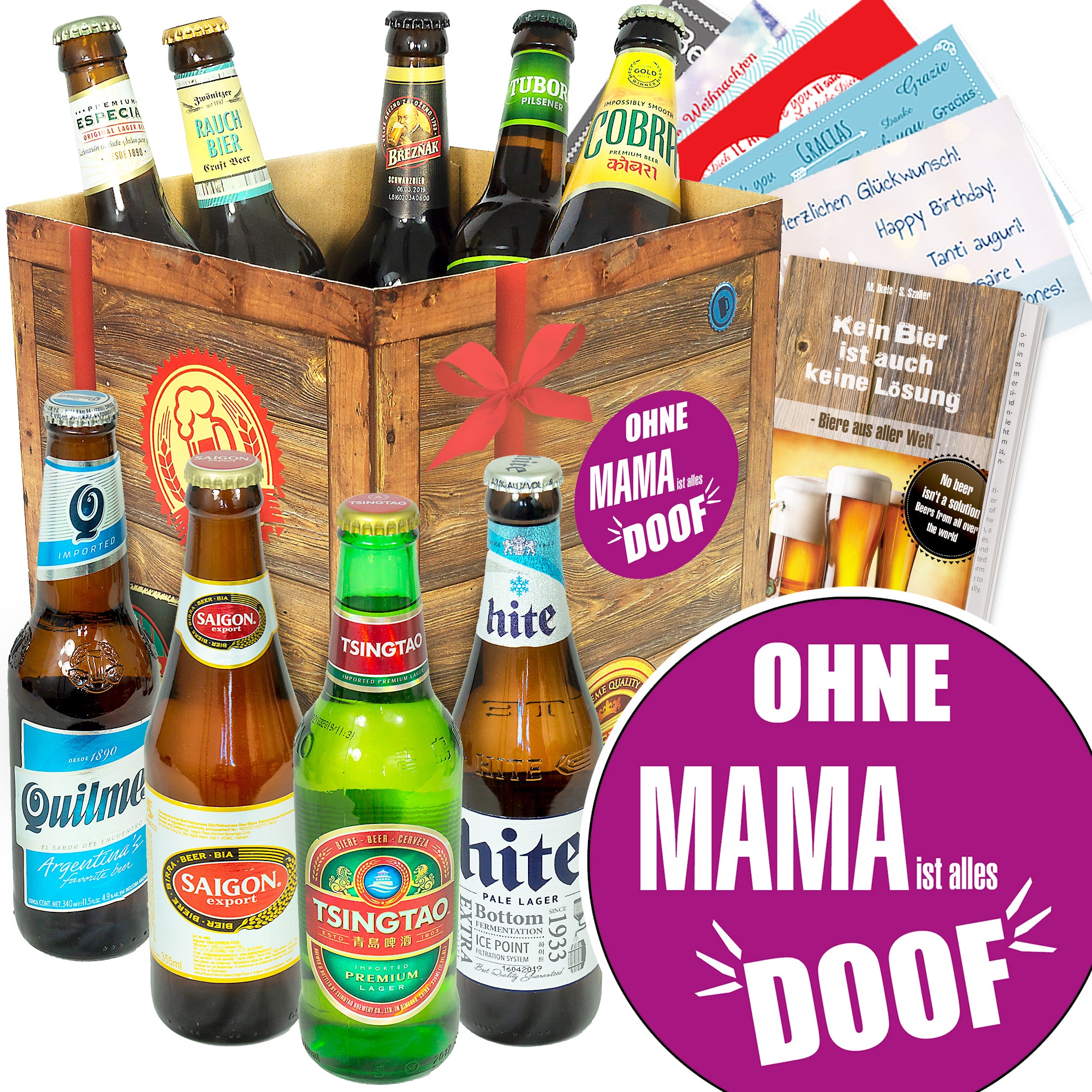 Bier Set | 9x Biere der Welt Geschenkbox