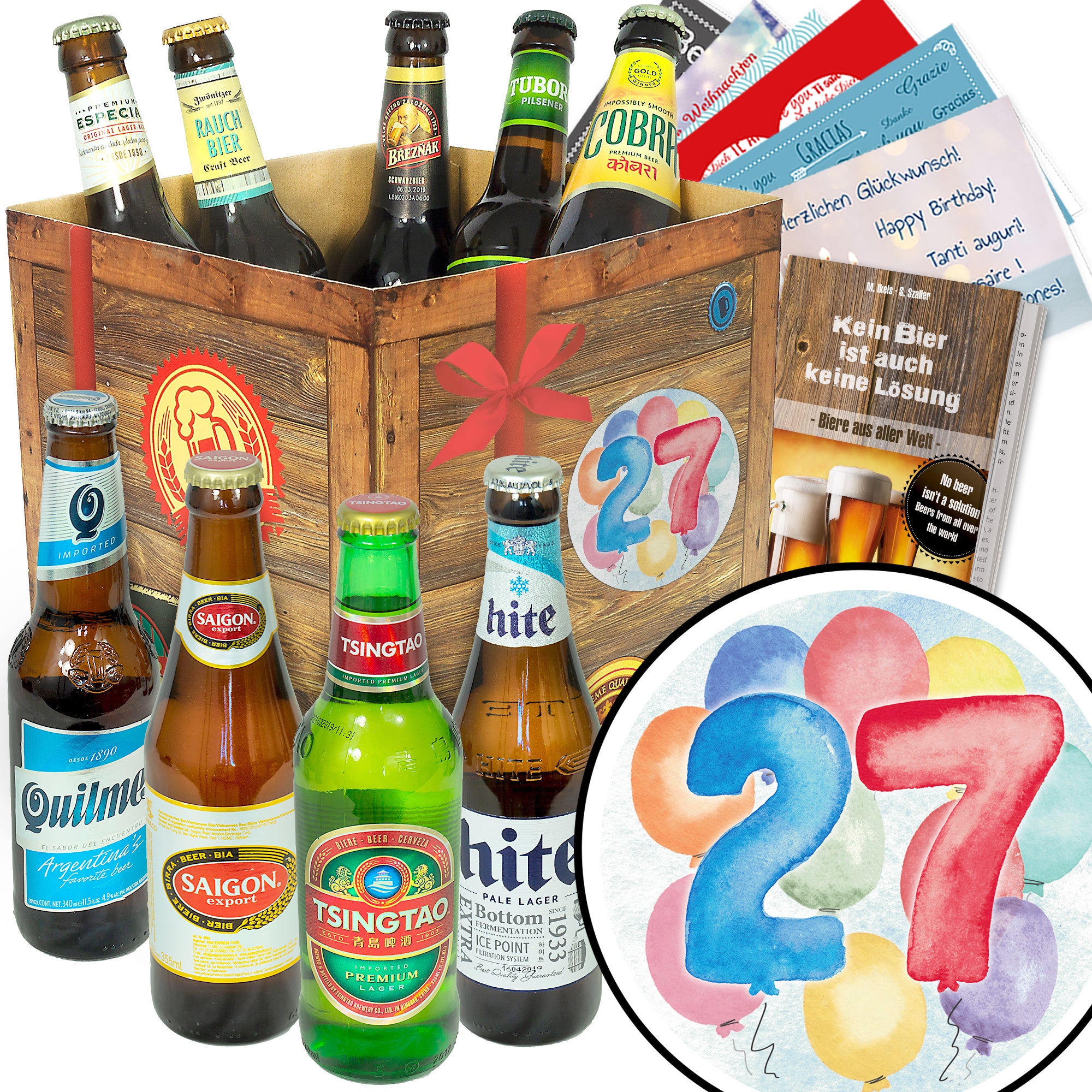 Bier Set | 9x Biere der Welt Geschenkbox
