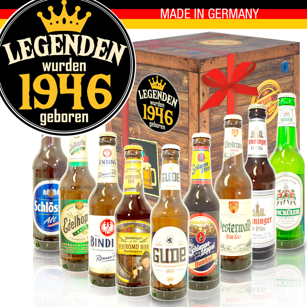 Legenden 1946 | 9x Biere Deutschland | Bier Geschenk