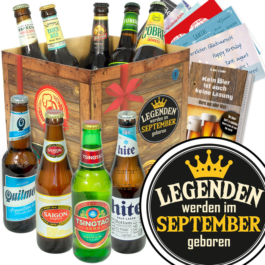 Legende September | 9x Biere aus aller Welt | Box