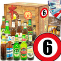 Zahl 6 | 12 Flaschen Bier aus der Welt und Deutschland | Bierbox