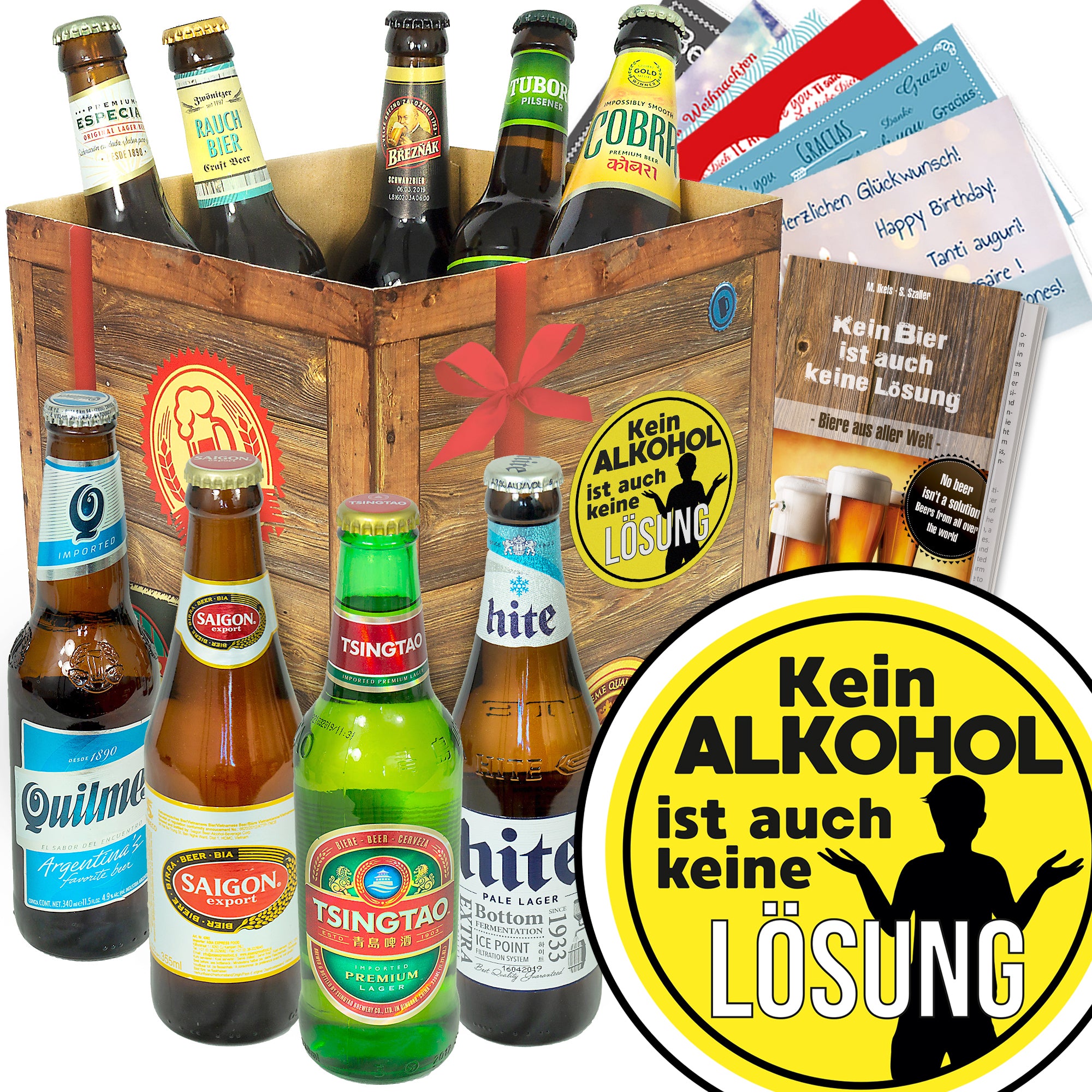 Bier Set | 9x Biere der Welt Geschenkbox