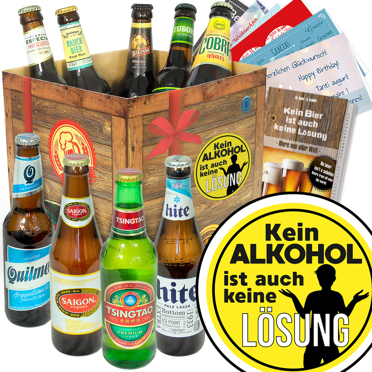 Bier Set | 9x Biere der Welt Geschenkbox