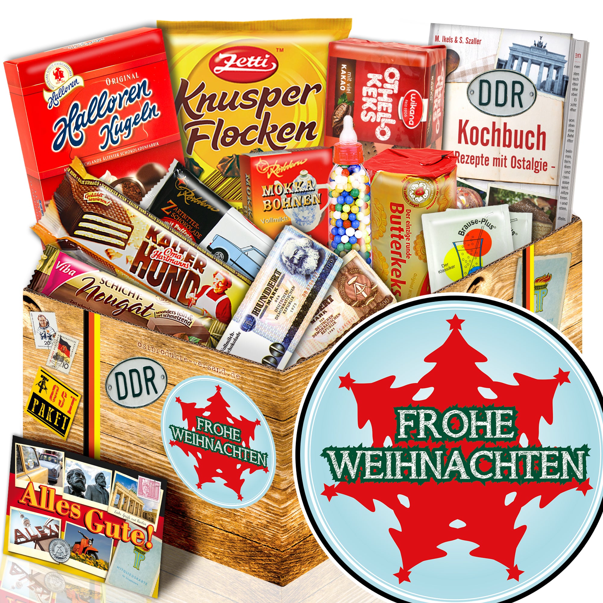Weihnachten Baum - Süßigkeiten Set DDR L