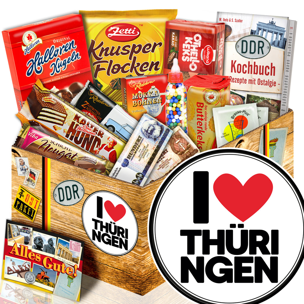 I Love Thüringen - Süßigkeiten Set DDR L