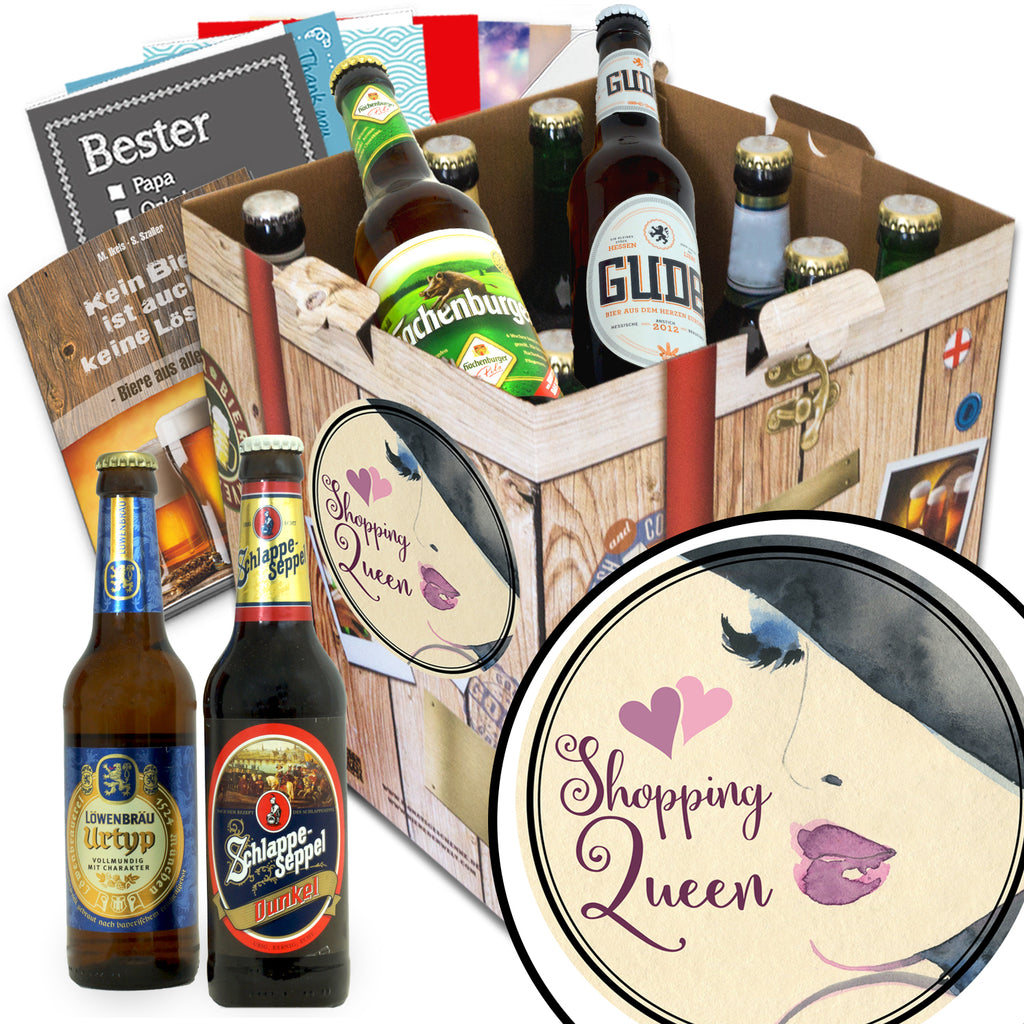 Shopping Queen | 9x Bier Biere Deutschland | Paket