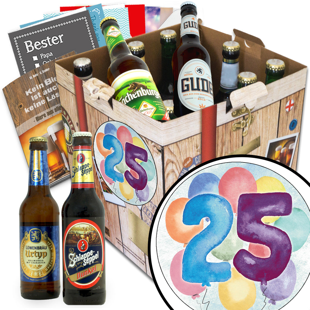 Geburtstag 25 | 9x Biere aus Deutschland | Geschenkidee
