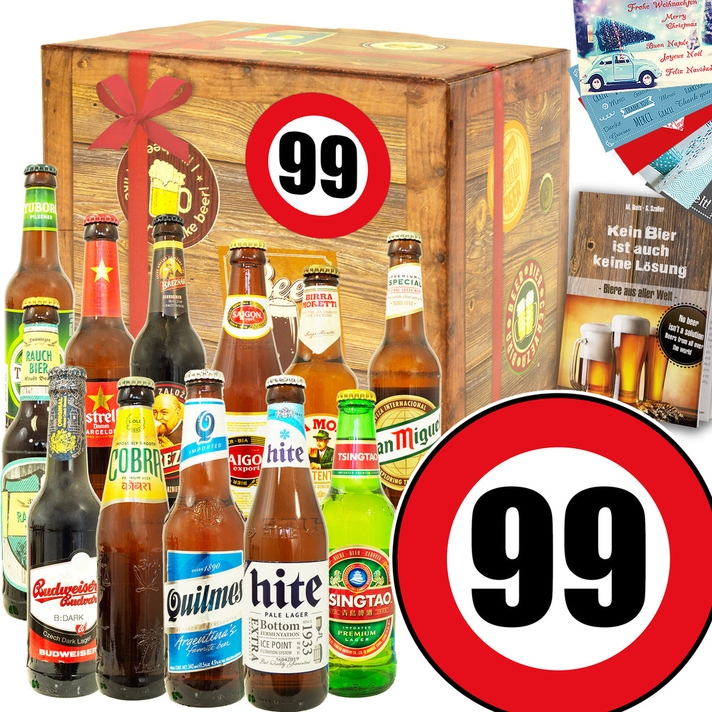 Zahl 99 | 12 Spezialitäten Bier Weltreise | Paket