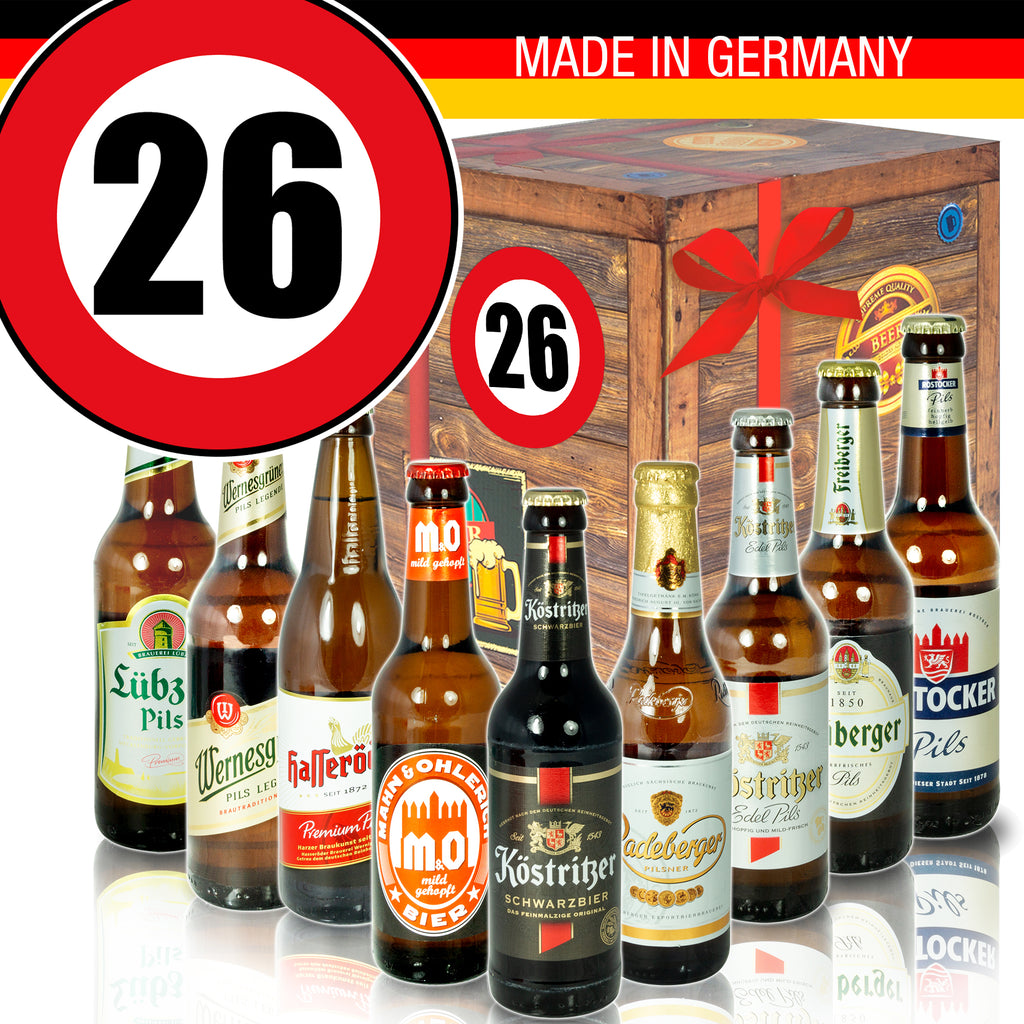 Zahl 26 | 9 Spezialitäten Biere Ostdeutsch | Geschenkkorb