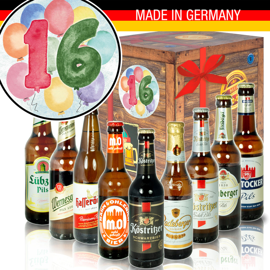 Jahrestag 16 | 9 Spezialitäten Biere Ostdeutsch | Präsent