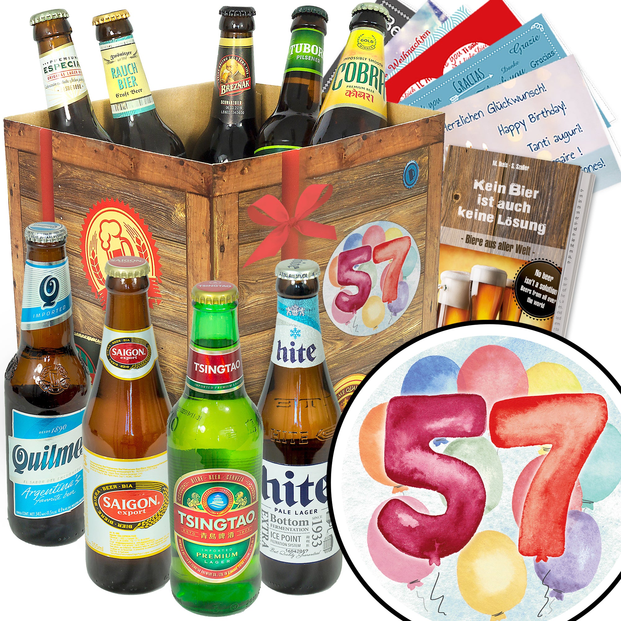Bier Set | 9x Biere der Welt Geschenkbox