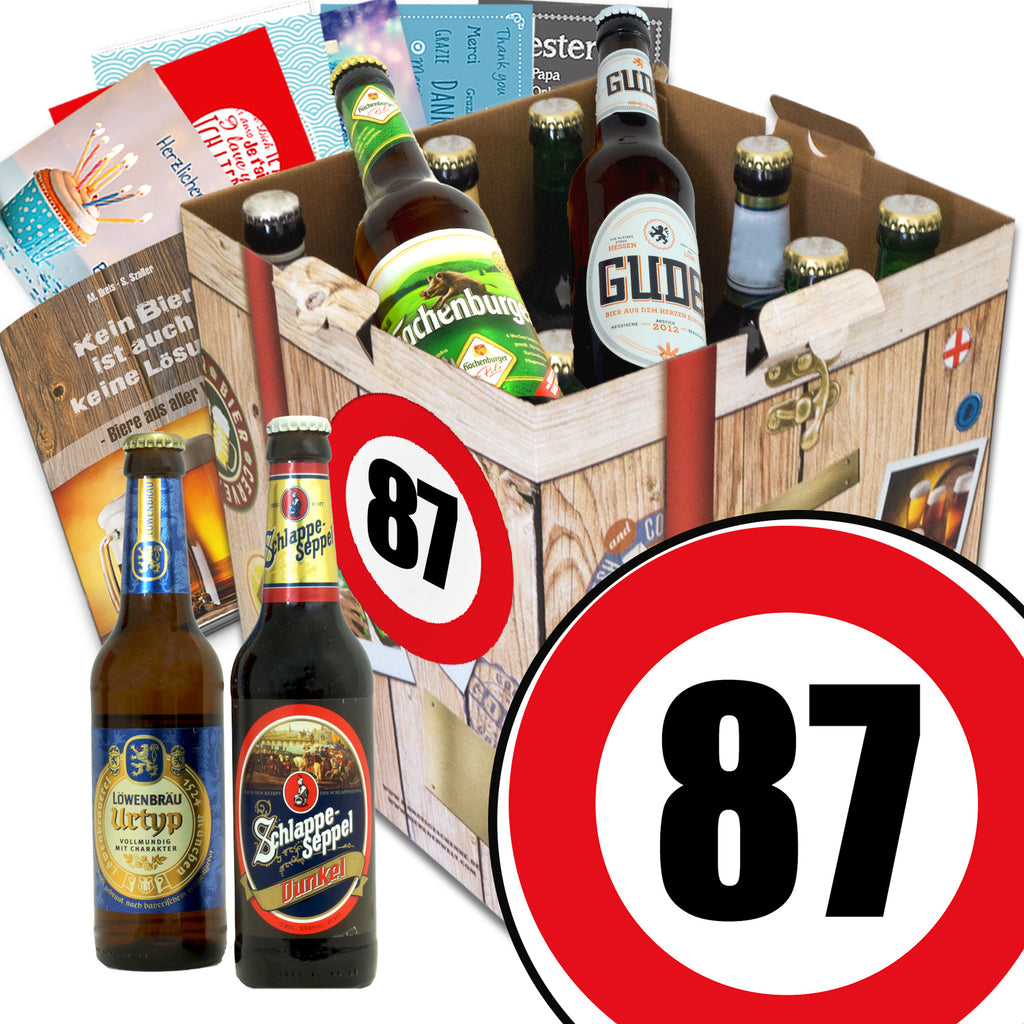 Zahl 87 | 9 Biersorten Biere aus Deutschland | Bierset