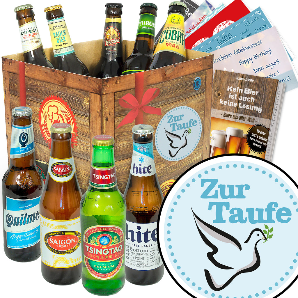 Zur Taufe | 9 Biersorten Bier Weltreise | Probierpaket