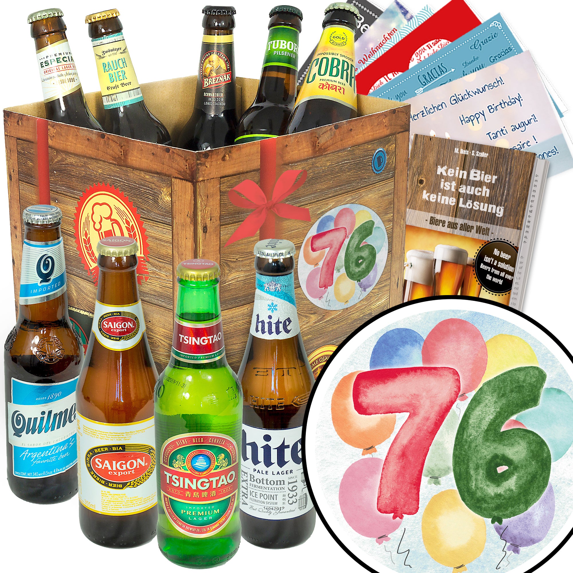 Bier Set | 9x Biere der Welt Geschenkbox