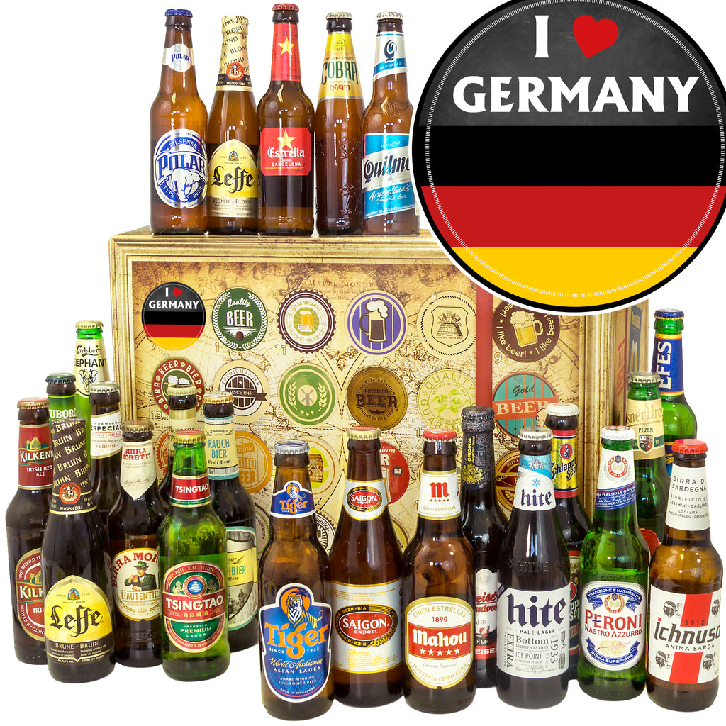 I love Germany | 24 Länder Biere aus aller Welt | Bierbox