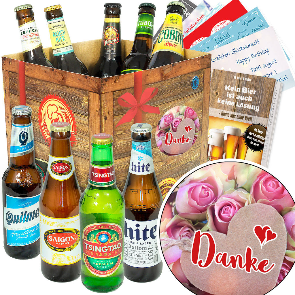 Danke | 9 Biersorten Biere aus aller Welt | Probierpaket