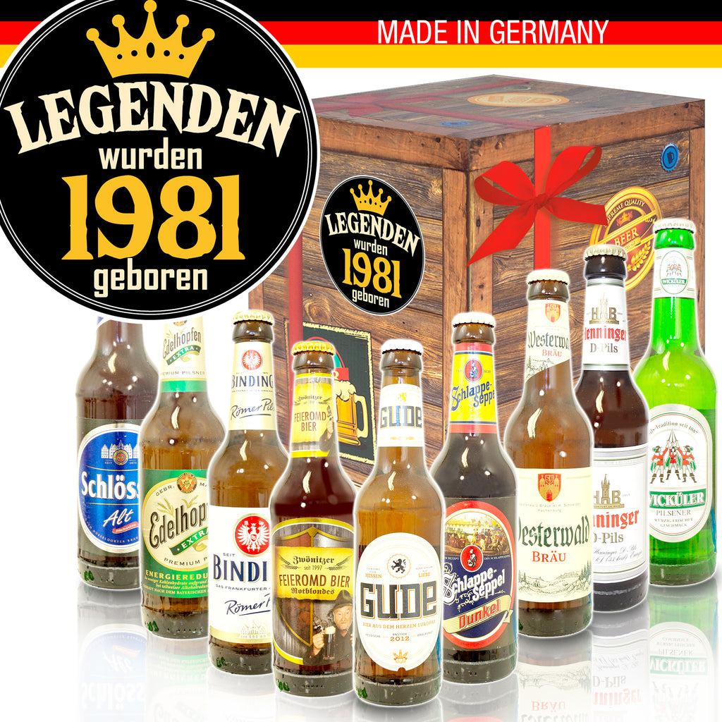 Legenden 1981 | 9x Bier Deutschlandreise | Probierpaket