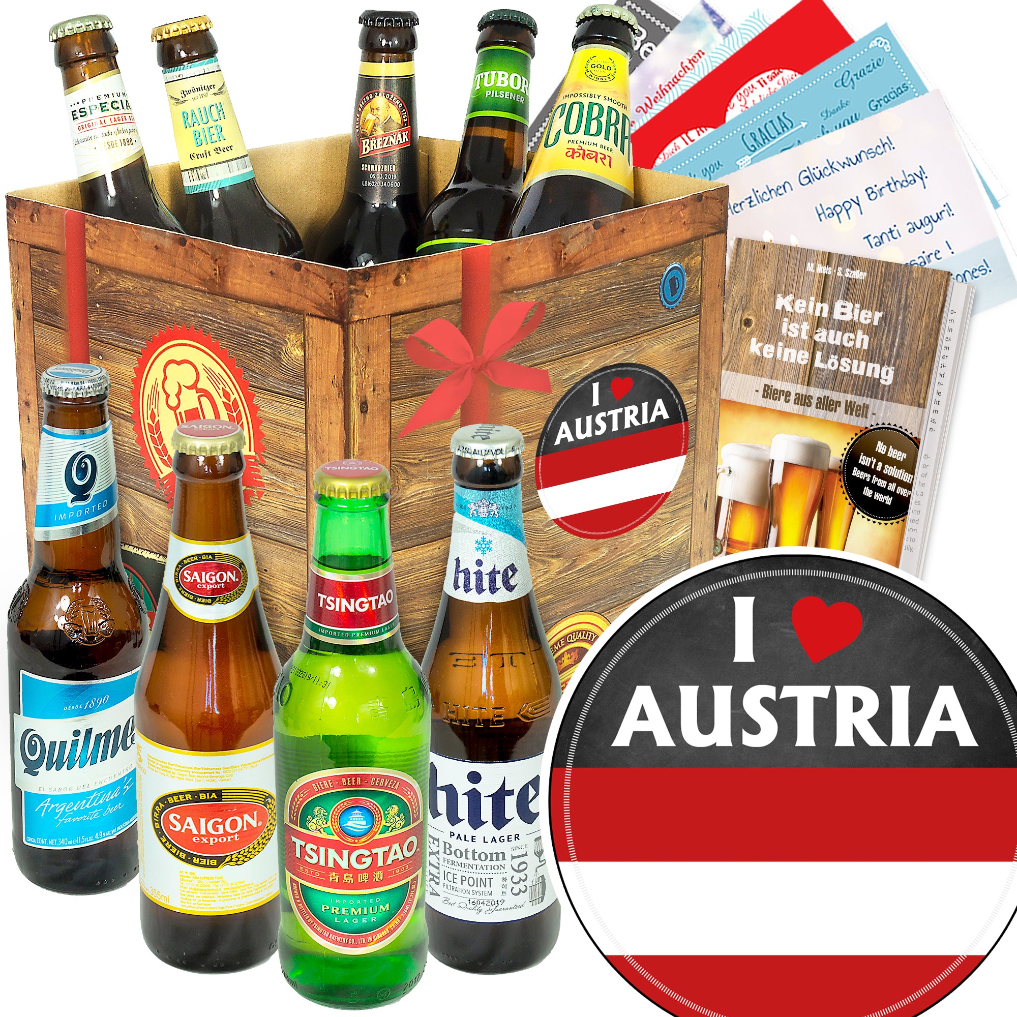 Bier Set | 9x Biere der Welt Geschenkbox