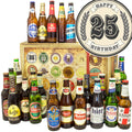 Geburtstag 25 | 24x Bier Weltreise | Geschenkset - monatsgeschenke.de