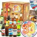Geburtstag 33 | 12x Biere der Welt | Geschenkidee