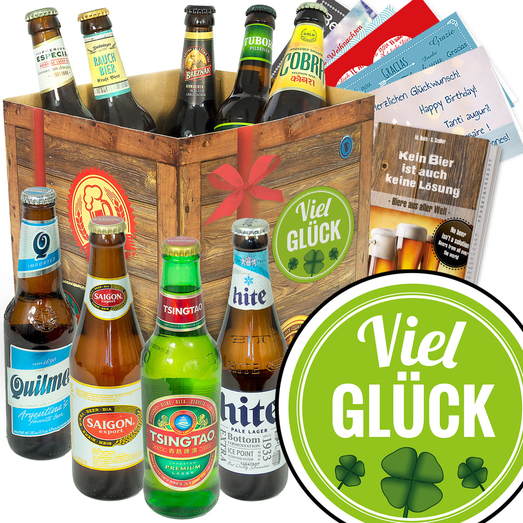 Viel Glück | 9 Spezialitäten Bier Weltreise | Bierverkostung