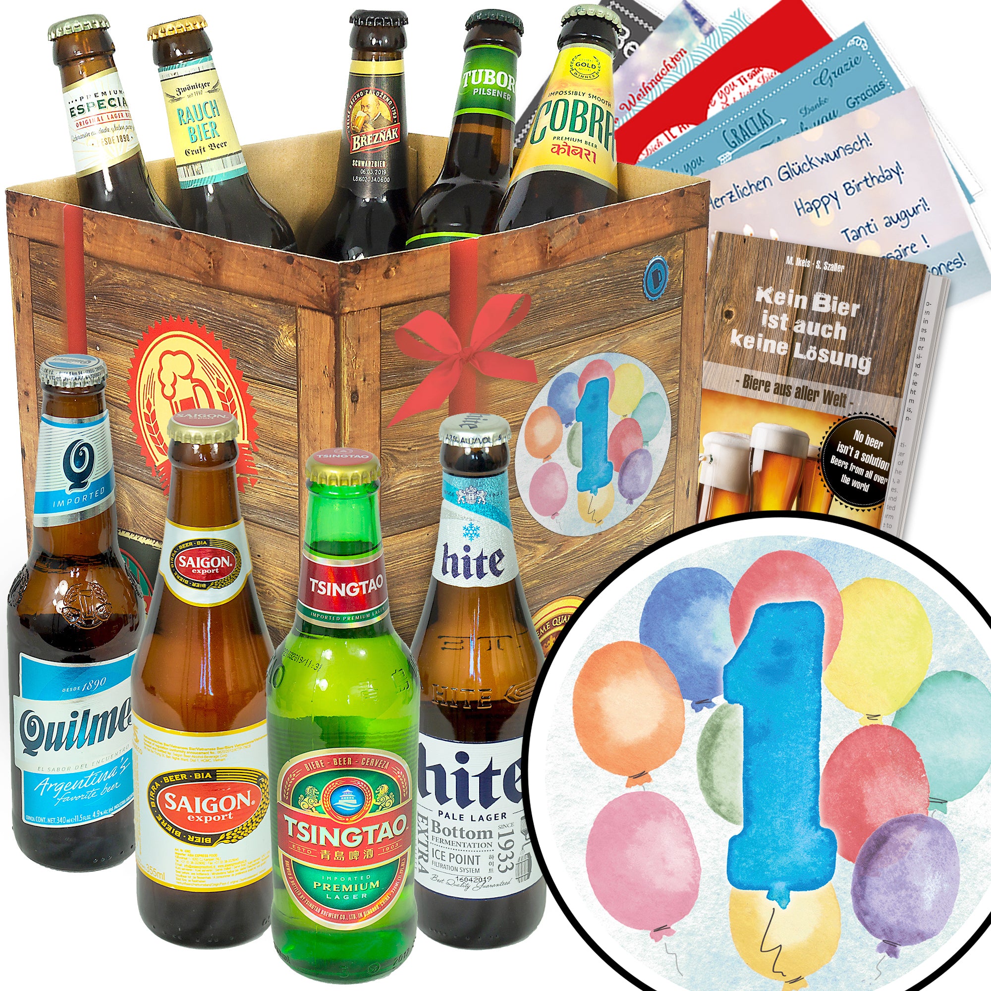 Bier Set | 9x Biere der Welt Geschenkbox