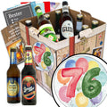Geburtstag 76 | 9x Bier Deutsche Biere | Geschenkkorb