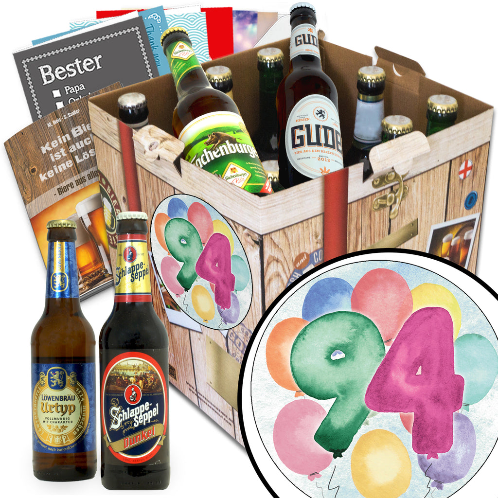 Geburtstag 94 | 9x Bier Deutschlandreise | Geschenkkorb