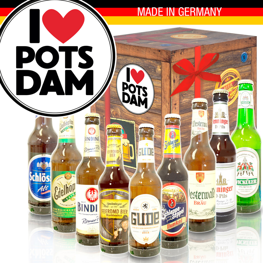 I love Potsdam | 9 Biersorten Biere aus Deutschland | Paket
