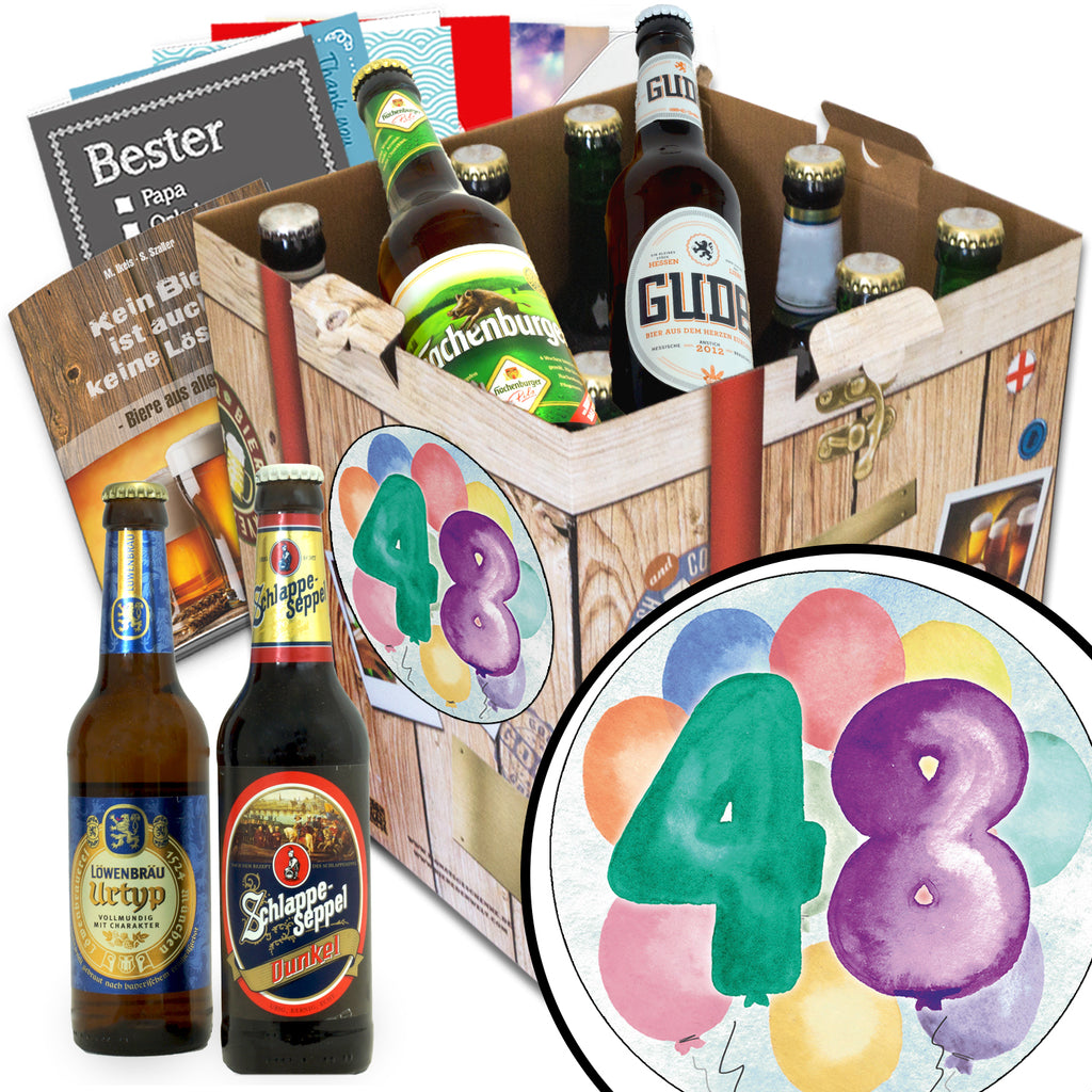 Geburtstag 48 | 9 Spezialitäten Bier Deutschlandreise | Bierpaket