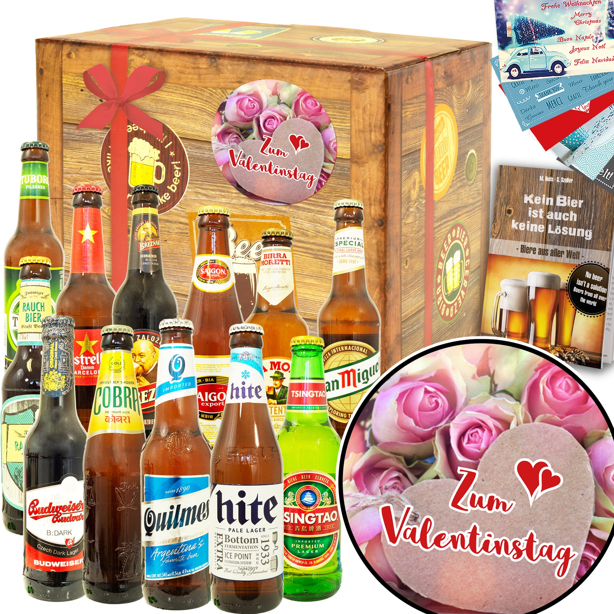 Zum Valentinstag | 12 Länder Bier Weltreise | Bierpaket