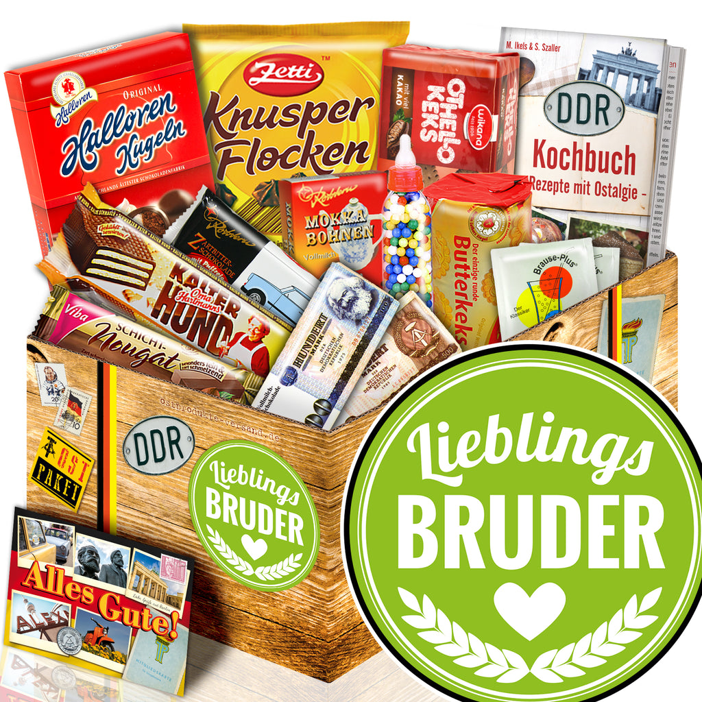 Lieblings Bruder - Süßigkeiten Set DDR L